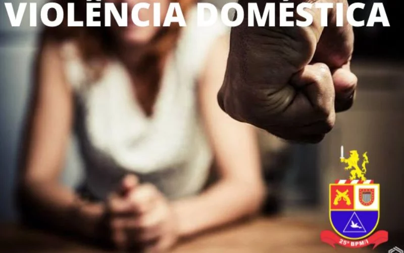 POLÍCIA MILITAR PRENDE HOMEM EM FLAGRANTE POR VIOLÊNCIA DOMÉSTICA