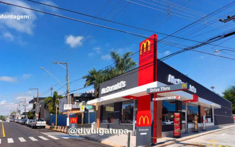 Tupã terá unidade do McDonald s com drive-thru e estacionamento