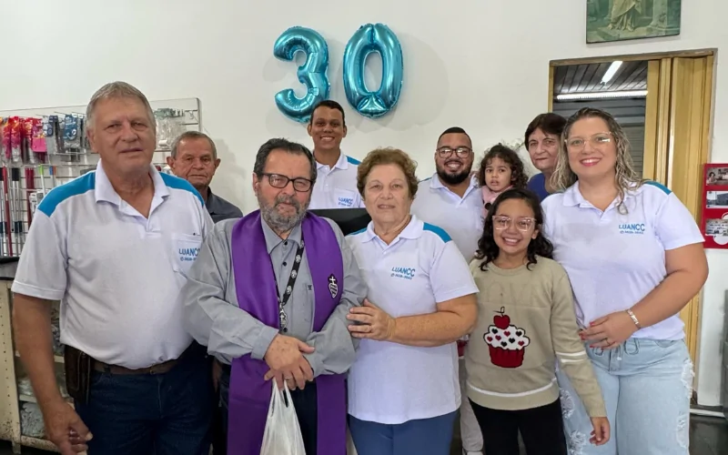 Luancc celebra 30 anos de história com café da manhã especial ao lado de autoridades de Osvaldo Cruz, clientes, amigos e familiares