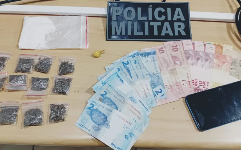 POLÍCIA MILITAR PRENDE HOMEM POR TRÁFICO DE DROGAS EM OSVALDO CRUZ